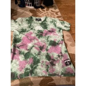 Flatbush  zombies  tie dye green top size m